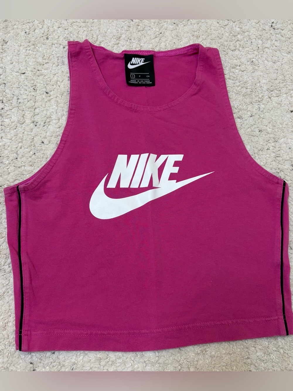 Pink Nike Crop Tank